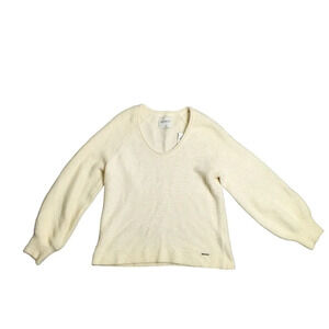 Abercrombie & Fitch Cream Super Soft Sweater
